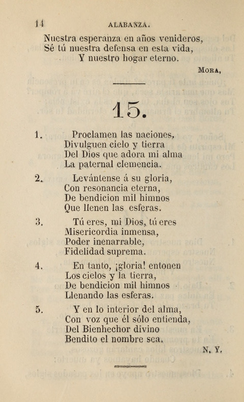 Himnario para uso de la Iglesia Cristiana Española page 16