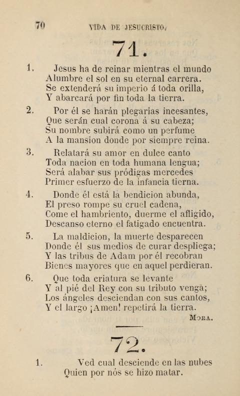 Himnario para uso de la Iglesia Cristiana Española page 72
