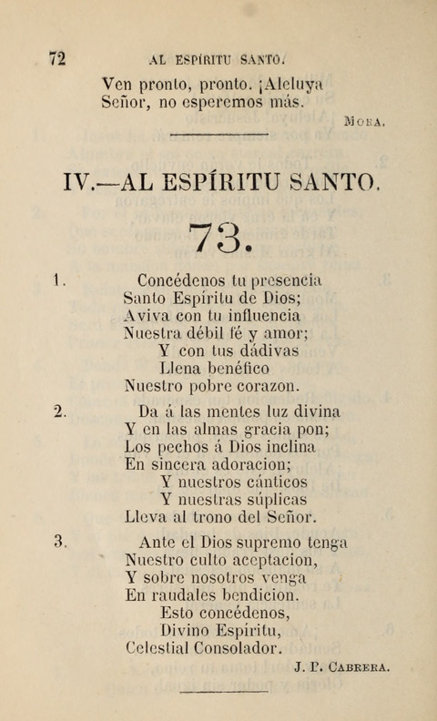 Himnario para uso de la Iglesia Cristiana Española page 74