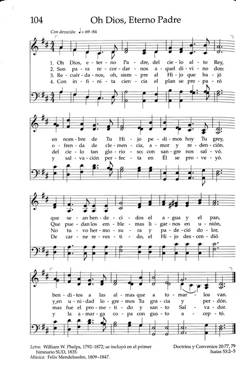 Himnos de la Iglesia de Jesucristo de Los Santos de Los Últimos Días page 126