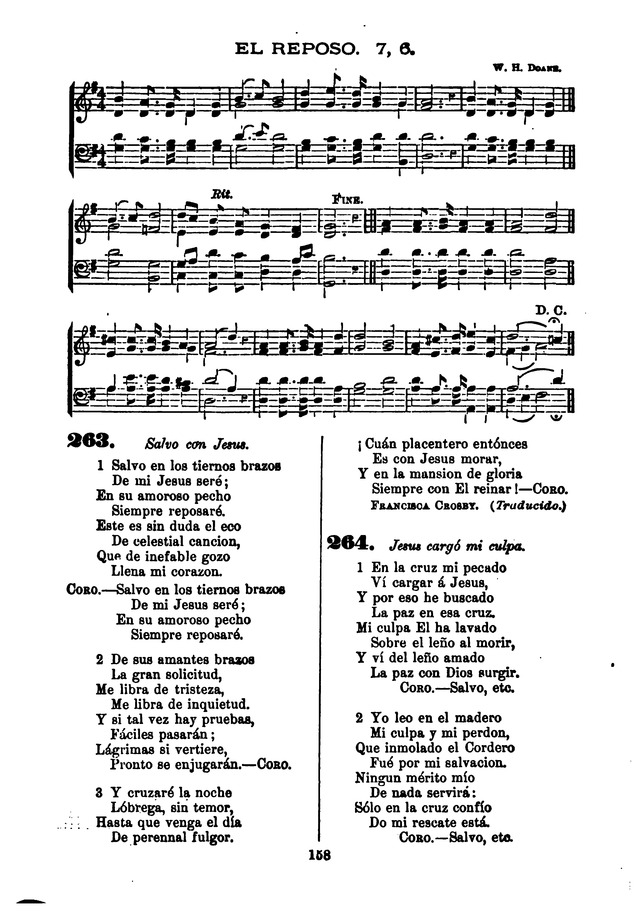 Himnario de la Iglesia Metodista Episcopal page 166