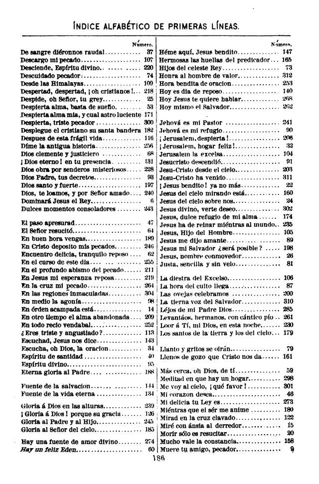 Himnario de la Iglesia Metodista Episcopal page 194