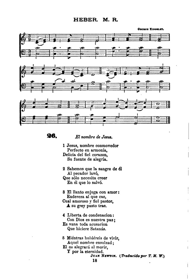Himnario de la Iglesia Metodista Episcopal page 26