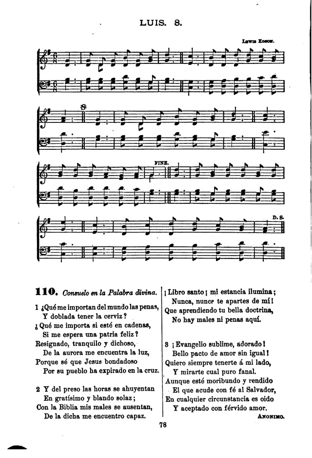 Himnario de la Iglesia Metodista Episcopal page 88