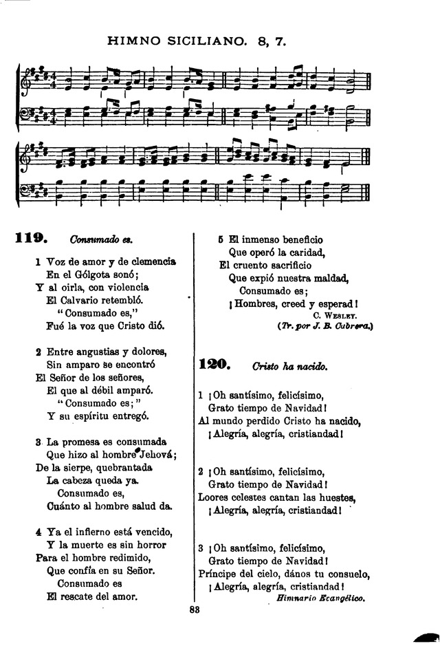 Himnario de la Iglesia Metodista Episcopal page 93