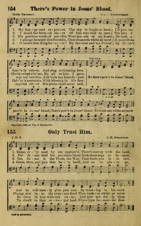 Hosannas to the King: A collection of Gospel Hymns suited to Church, Sunday School and Evangelistic Services page 146