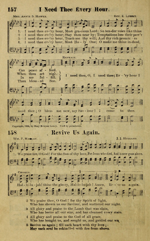 Hosannas to the King: A collection of Gospel Hymns suited to Church, Sunday School and Evangelistic Services page 148