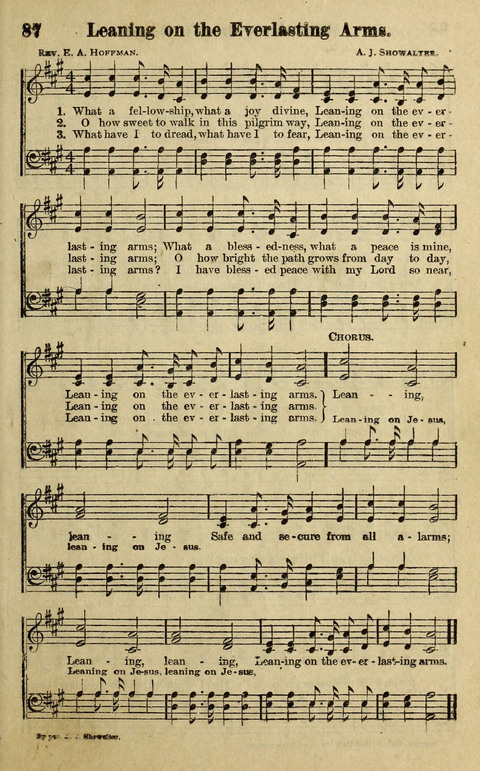 Hosannas to the King: A collection of Gospel Hymns suited to Church, Sunday School and Evangelistic Services page 89