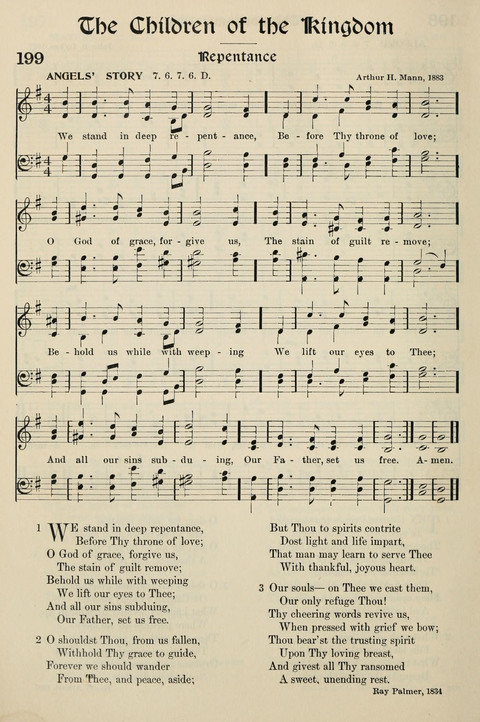 Hymns of the Kingdom of God: with Tunes page 200