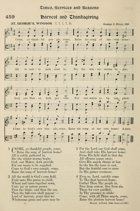 Hymns of the Kingdom of God: with Tunes page 462