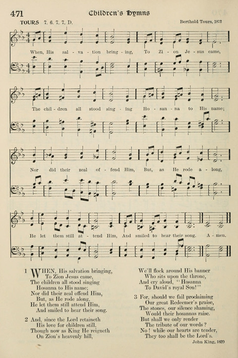 Hymns of the Kingdom of God: with Tunes page 474