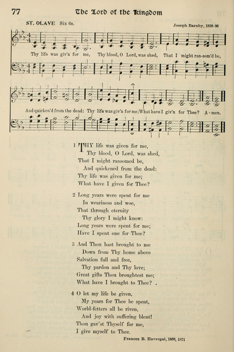 Hymns of the Kingdom of God: with Tunes page 76
