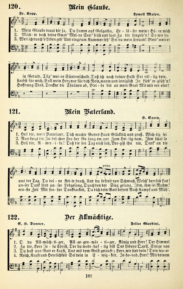 Heils-Lieder, eine Sammlung Geistlicher Lieder für Sonntagsschulen, Jugendvereine page 100
