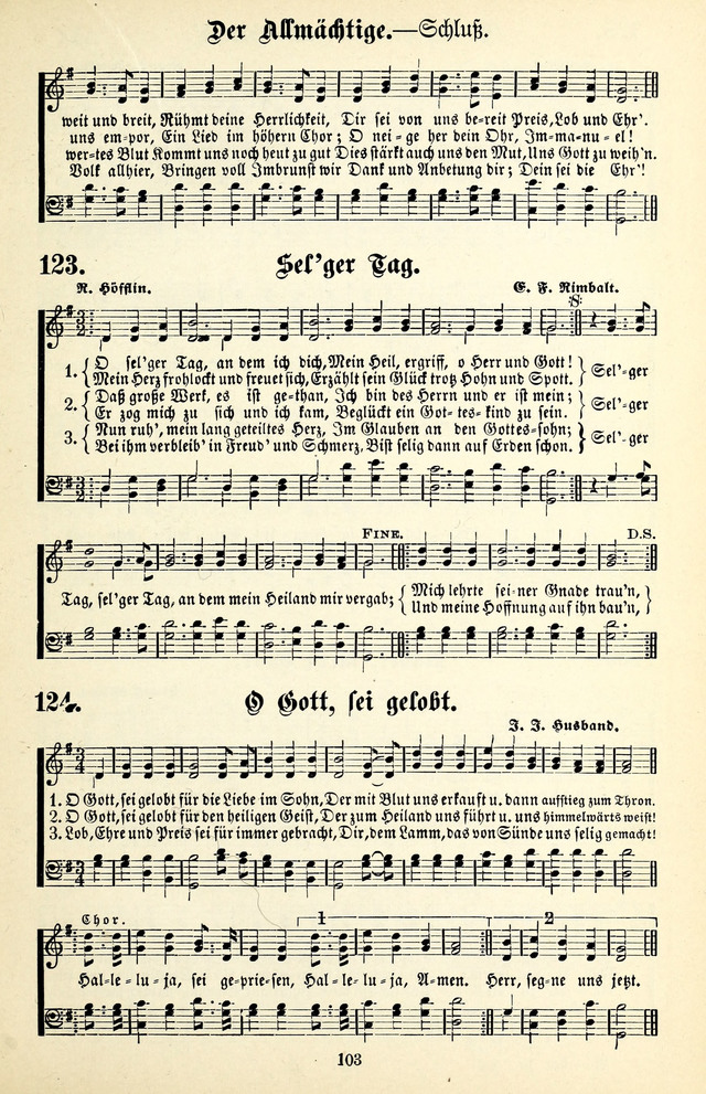 Heils-Lieder, eine Sammlung Geistlicher Lieder für Sonntagsschulen, Jugendvereine page 101