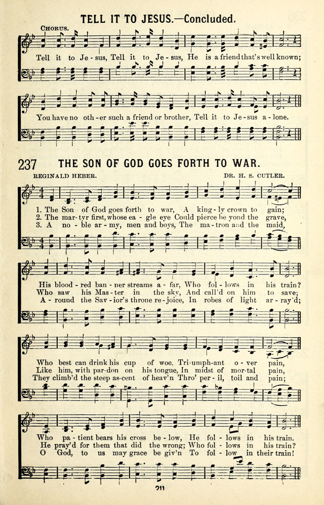 Heils-Lieder, eine Sammlung Geistlicher Lieder für Sonntagsschulen, Jugendvereine page 157