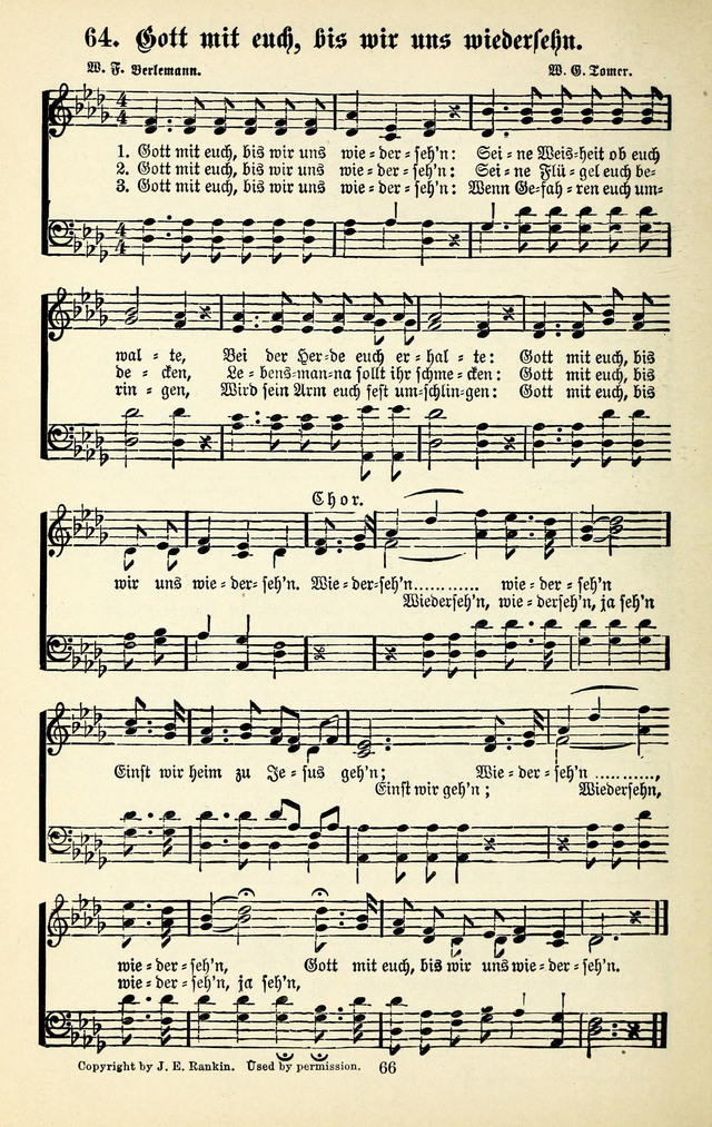 Heils-Lieder, eine Sammlung Geistlicher Lieder für Sonntagsschulen, Jugendvereine page 64