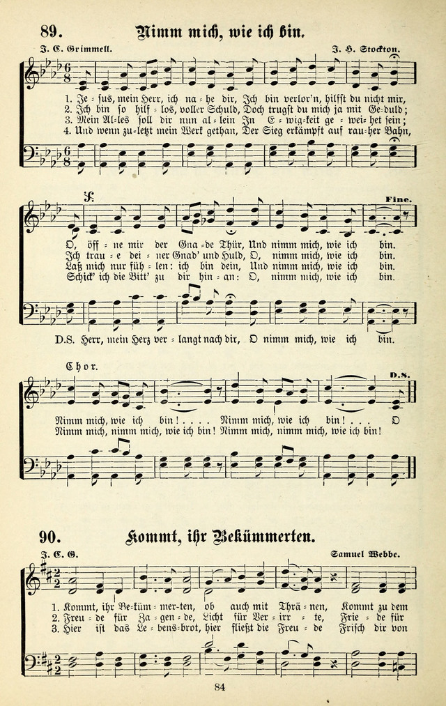 Heils-Lieder, eine Sammlung Geistlicher Lieder für Sonntagsschulen, Jugendvereine page 82