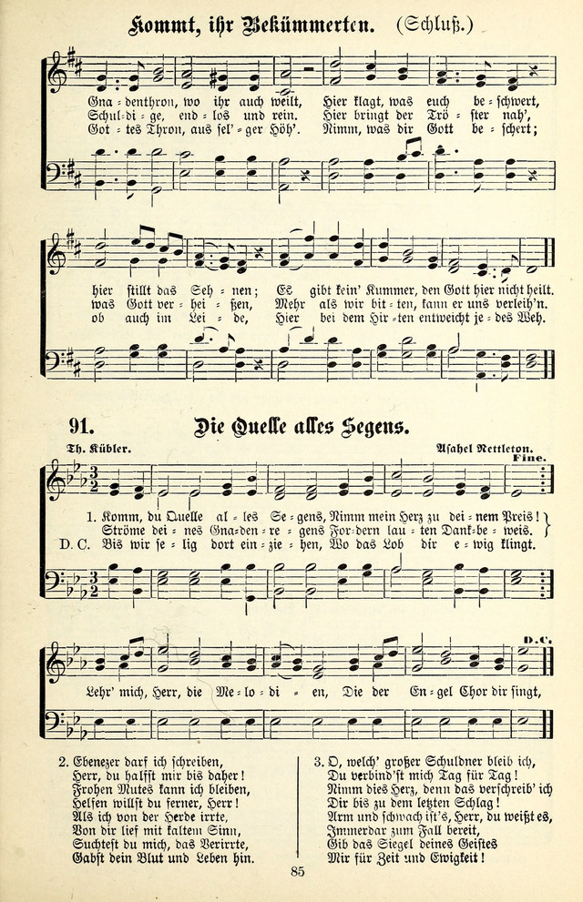 Heils-Lieder, eine Sammlung Geistlicher Lieder für Sonntagsschulen, Jugendvereine page 83