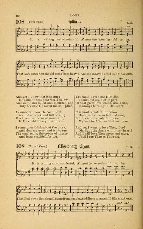 Hymnal with Music for Children page 108