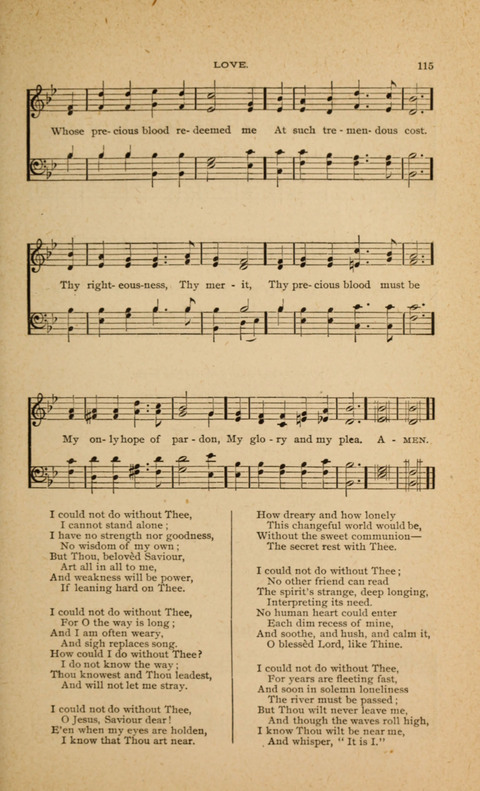Hymnal with Music for Children page 115