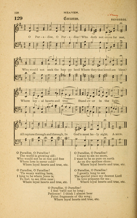 Hymnal with Music for Children page 128