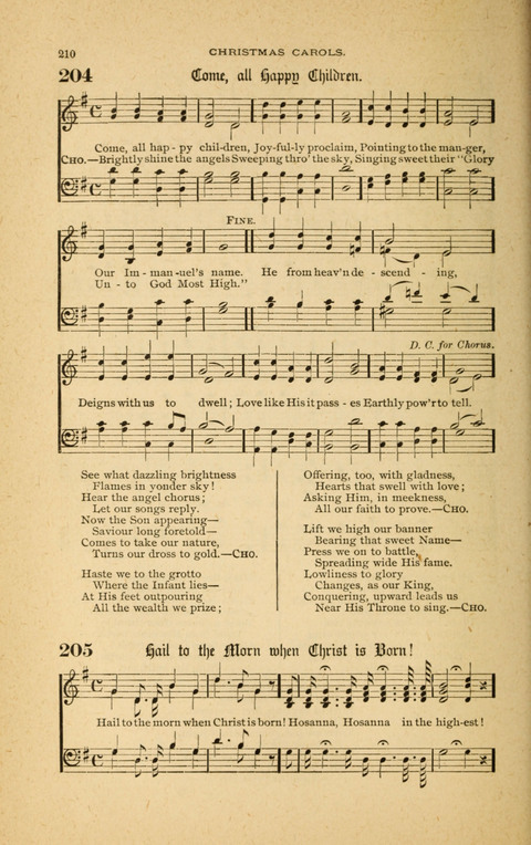 Hymnal with Music for Children page 210