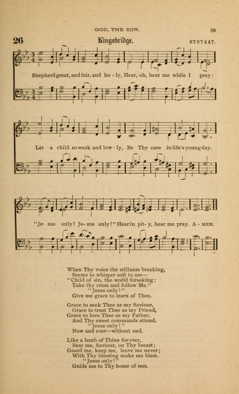 Hymnal with Music for Children page 29