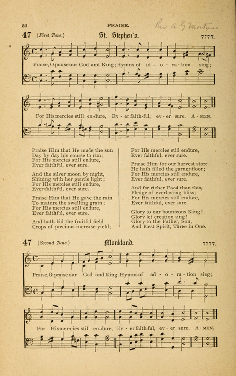 Hymnal with Music for Children page 50