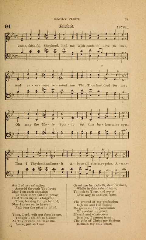 Hymnal with Music for Children page 95