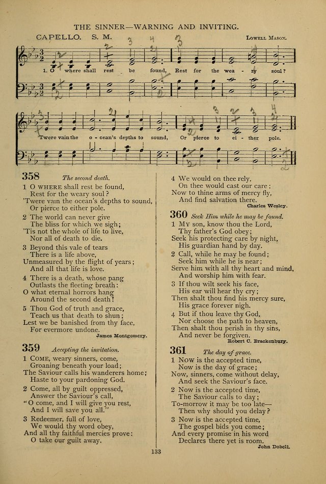 Hymnal of the Methodist Episcopal Church page 130