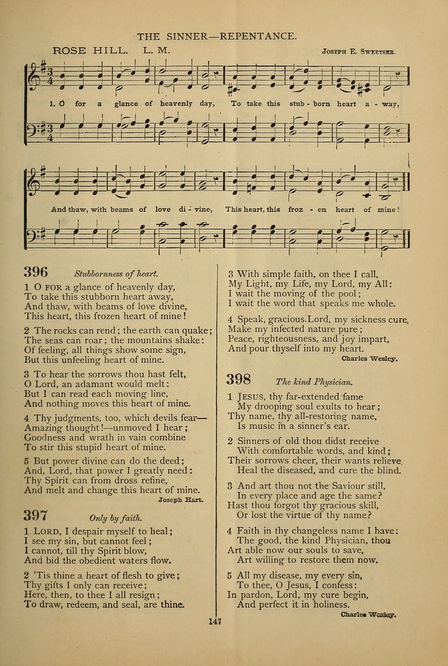 Hymnal of the Methodist Episcopal Church page 144