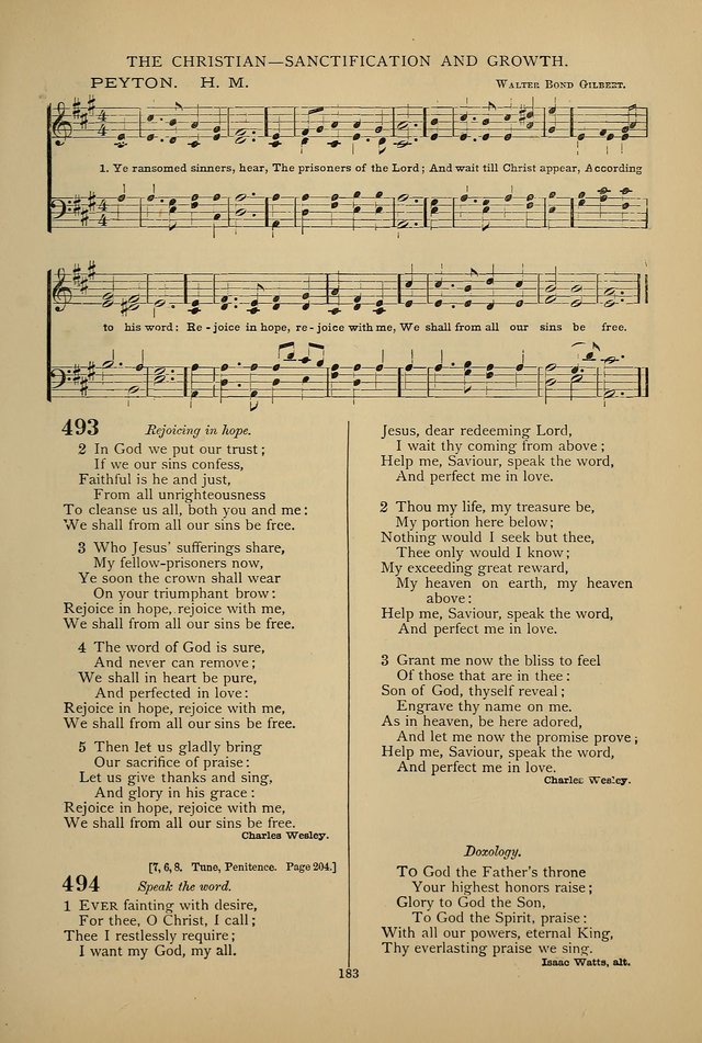 Hymnal of the Methodist Episcopal Church page 180