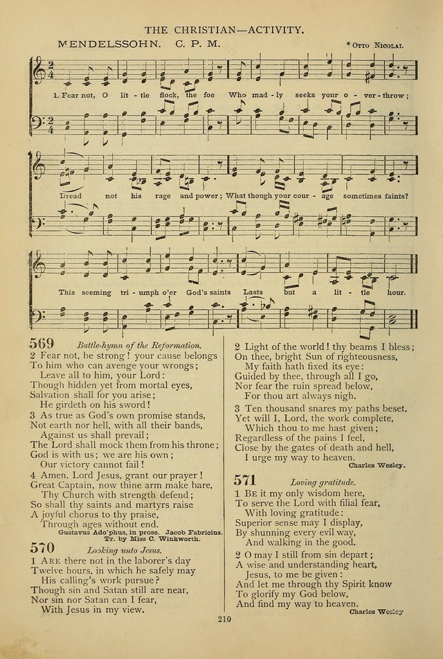 Hymnal of the Methodist Episcopal Church page 207