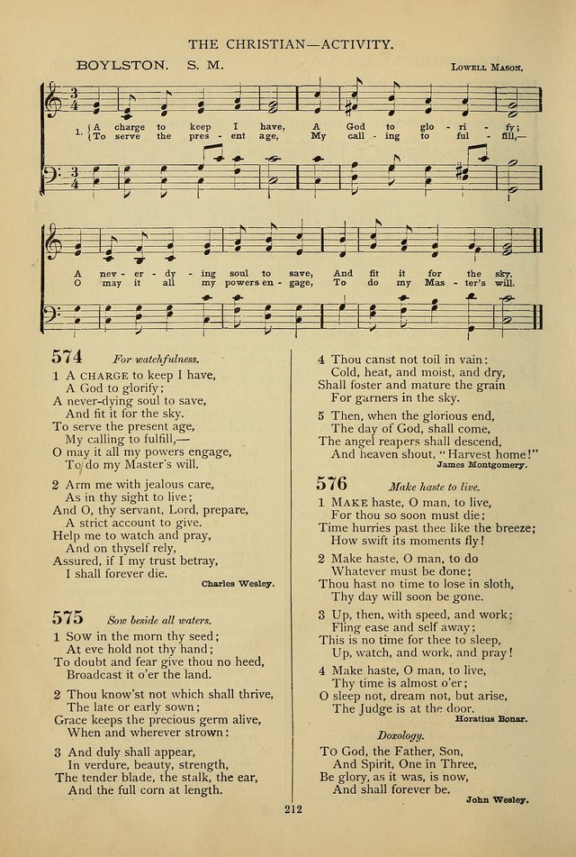 Hymnal of the Methodist Episcopal Church page 209