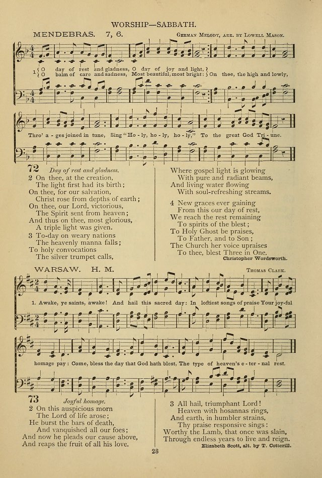 Hymnal of the Methodist Episcopal Church page 25