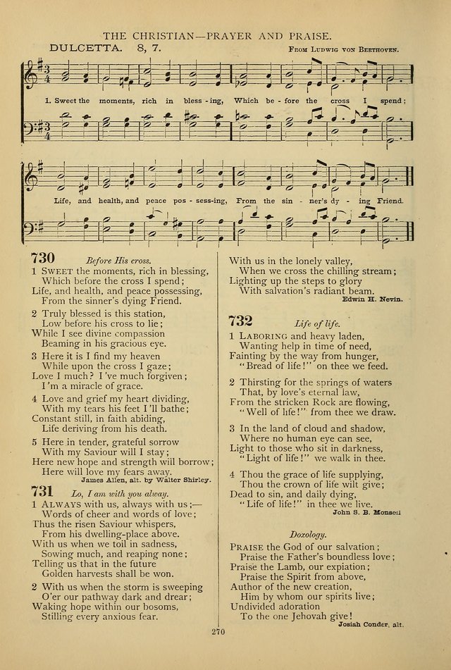 Hymnal of the Methodist Episcopal Church page 267