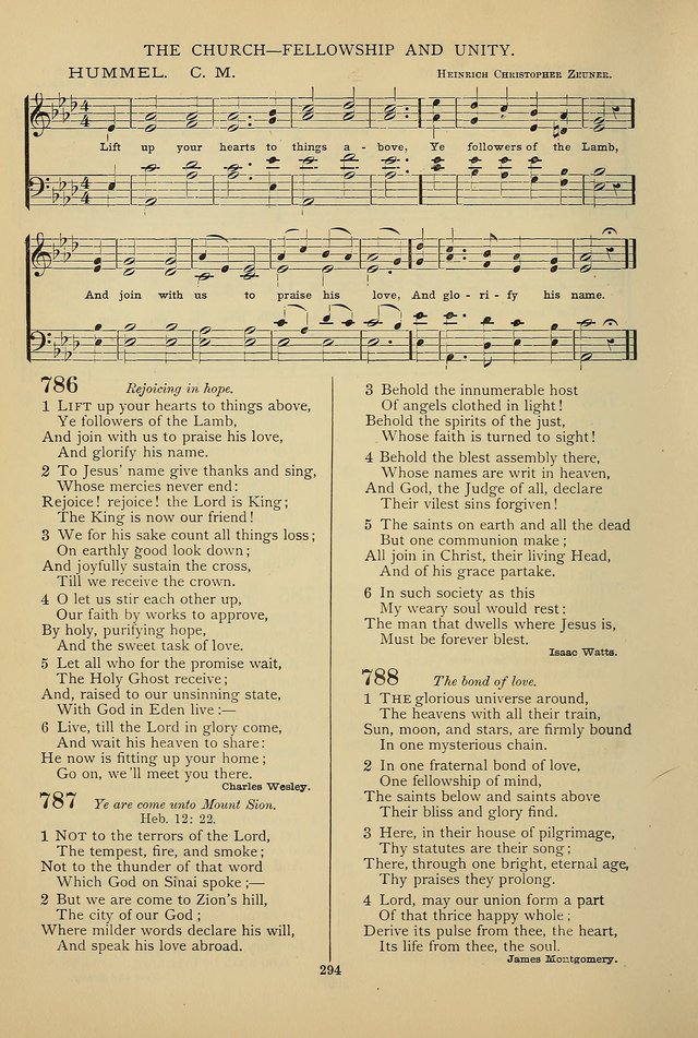 Hymnal of the Methodist Episcopal Church: with tunes page 291