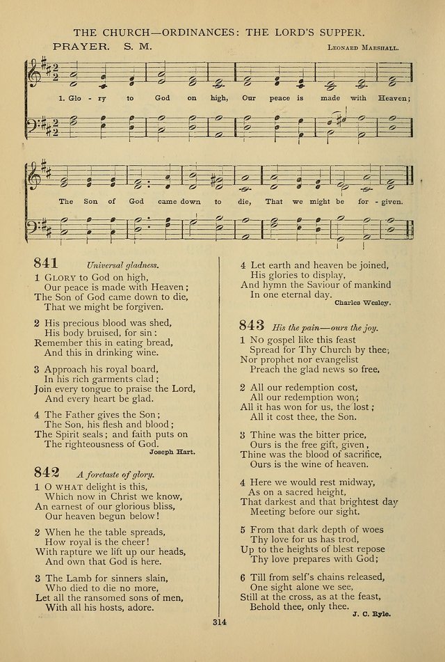 Hymnal of the Methodist Episcopal Church page 311