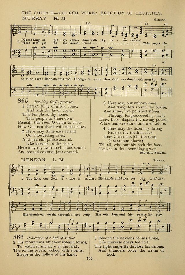 Hymnal of the Methodist Episcopal Church: with tunes page 319