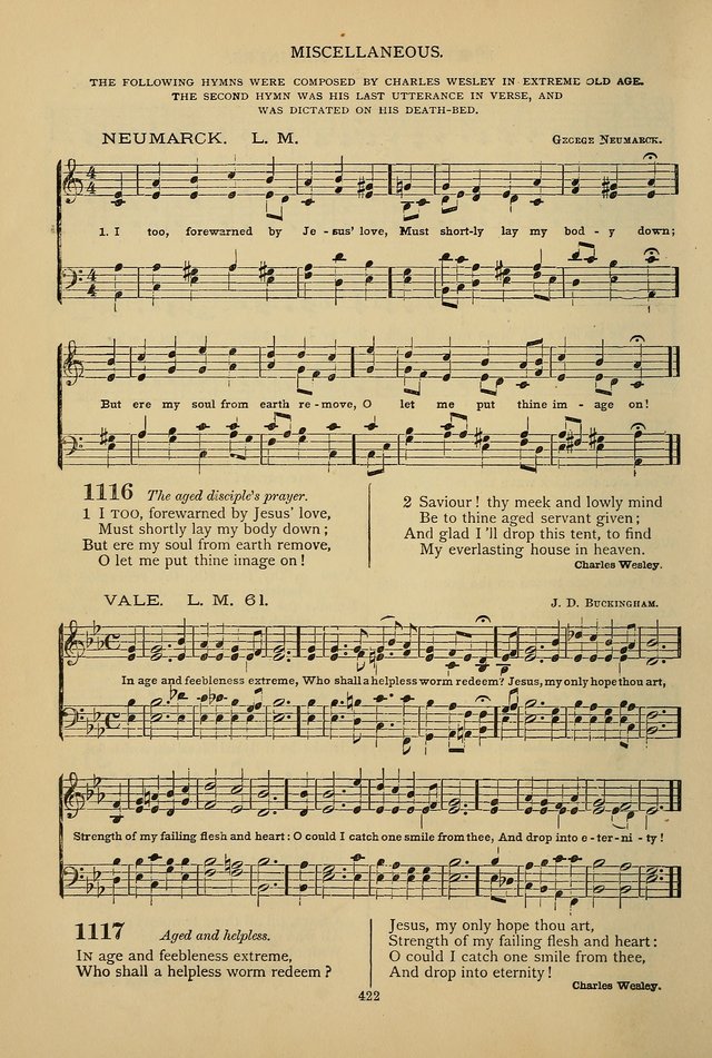 Hymnal of the Methodist Episcopal Church page 419