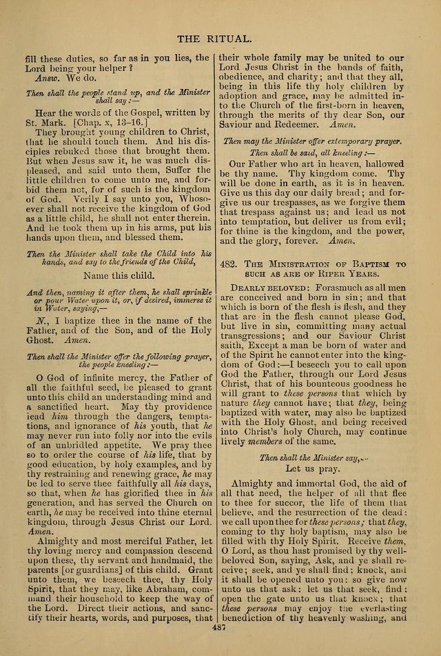 Hymnal of the Methodist Episcopal Church page 482