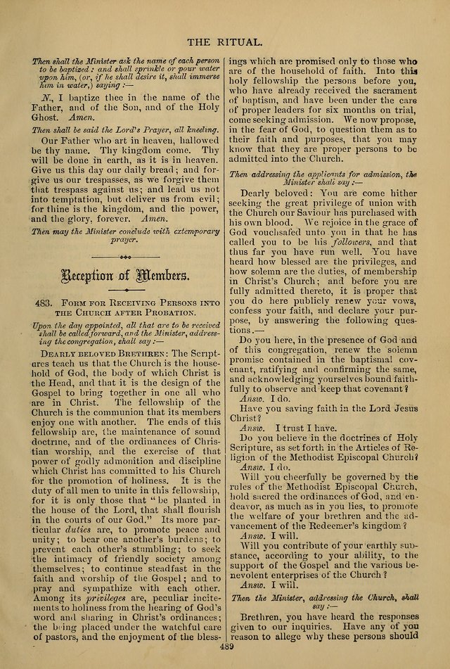 Hymnal of the Methodist Episcopal Church: with tunes page 484