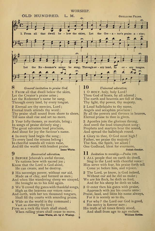 Hymnal of the Methodist Episcopal Church page 5