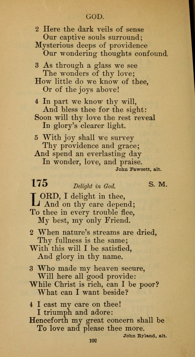 Hymnal of the Methodist Episcopal Church page 102