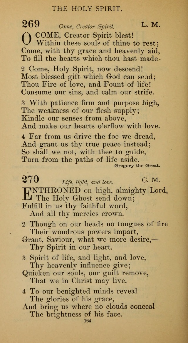 Hymnal of the Methodist Episcopal Church page 164
