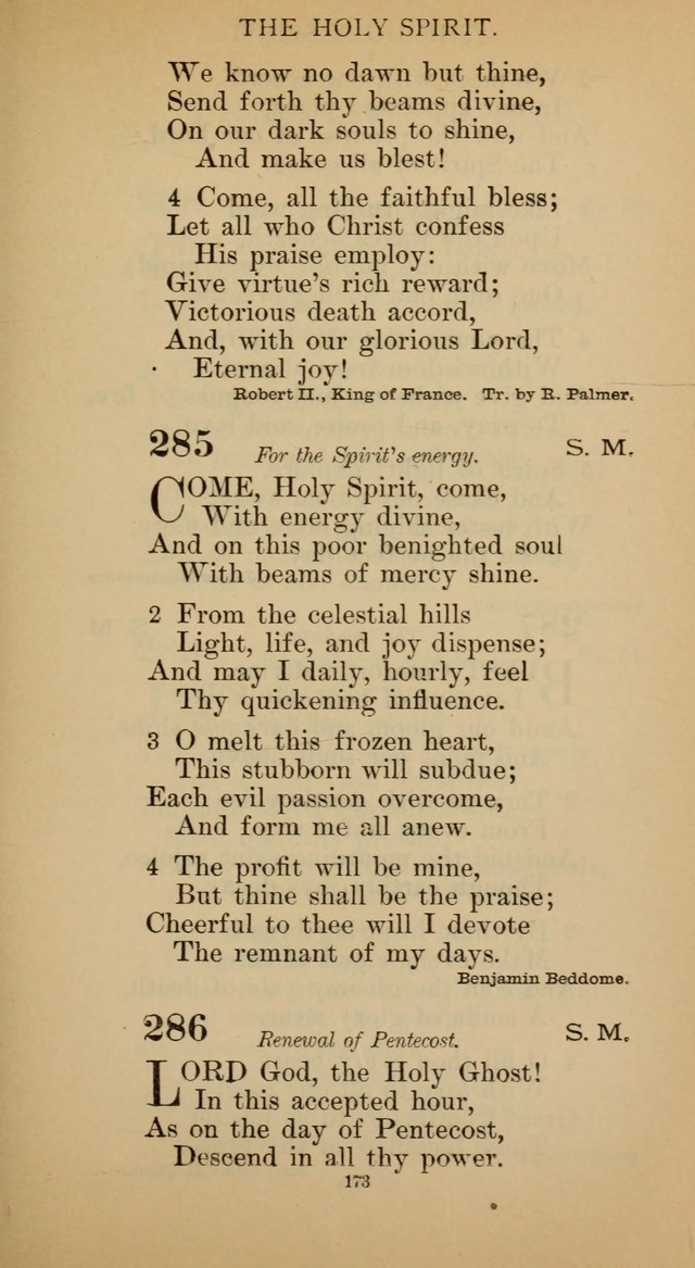 Hymnal of the Methodist Episcopal Church page 173