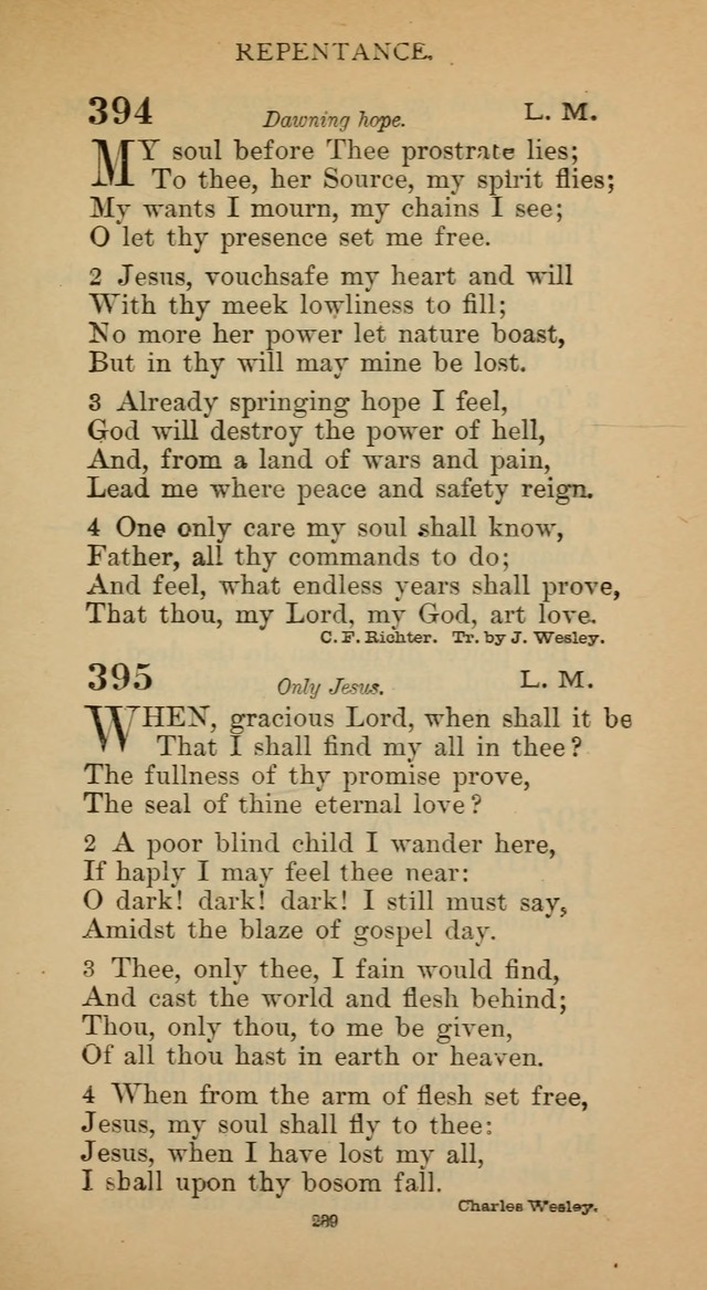 Hymnal of the Methodist Episcopal Church page 239