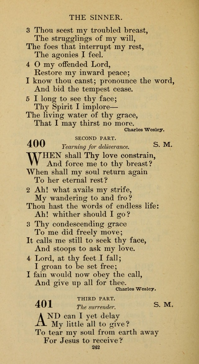 Hymnal of the Methodist Episcopal Church page 242