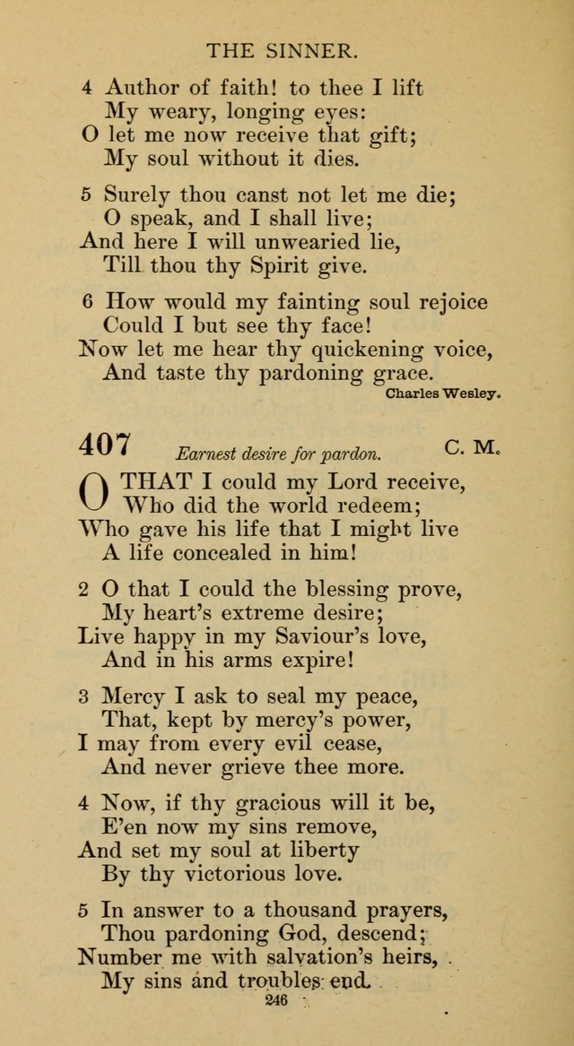 Hymnal of the Methodist Episcopal Church page 246