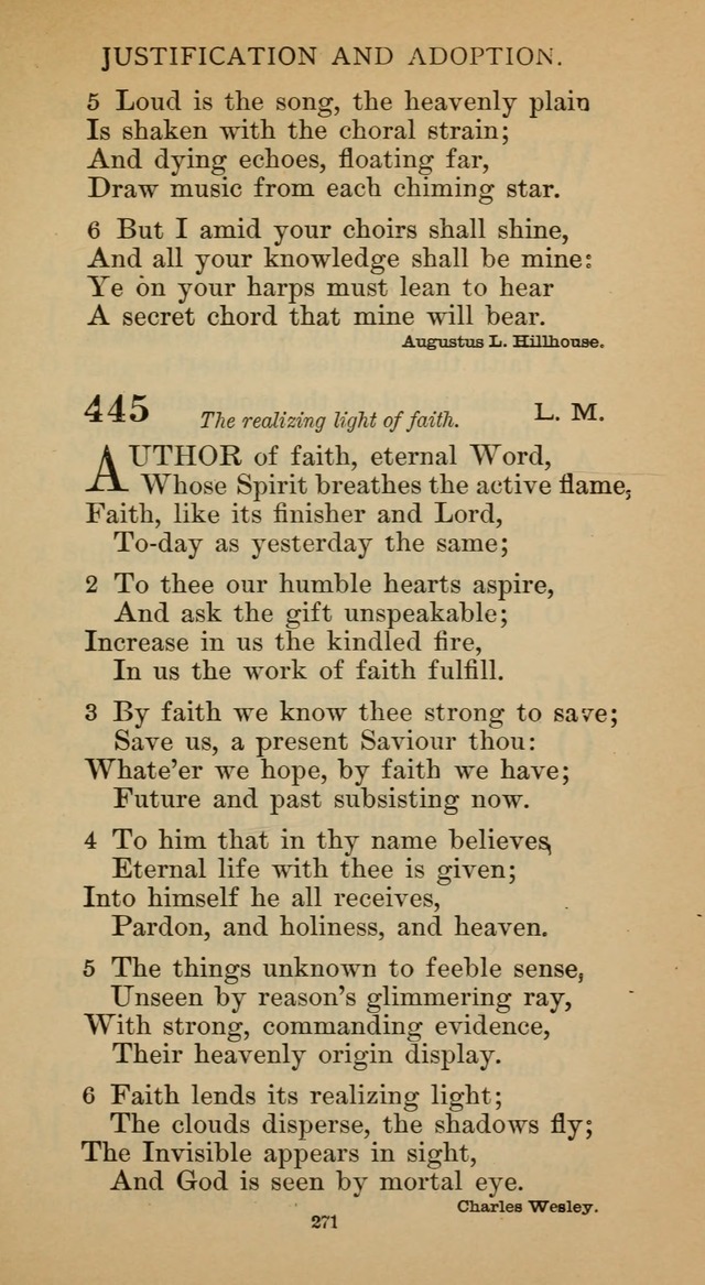 Hymnal of the Methodist Episcopal Church page 271